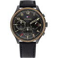 Buy Tommy Hilfiger Asher Black Dial Black Leather Strap Watch for Men - 1791854 in Pakistan