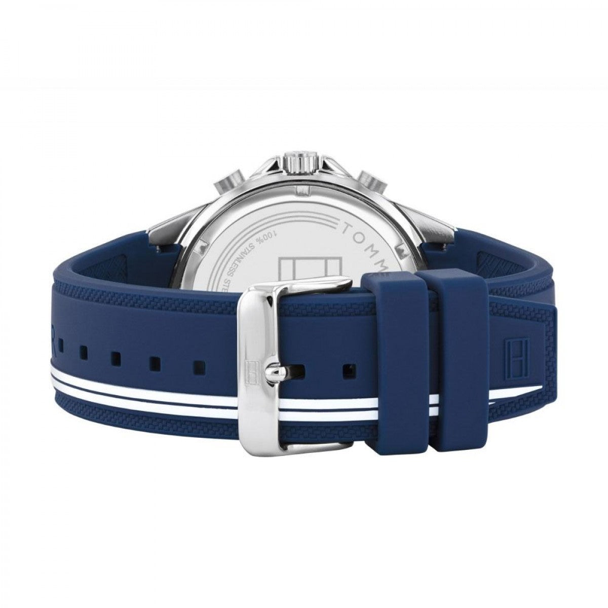 Buy Tommy Hilfiger Mens Quartz Blue Silicone Strap Blue Dial 45mm Watch - 1791859 in Pakistan