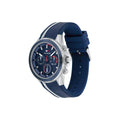 Buy Tommy Hilfiger Mens Quartz Blue Silicone Strap Blue Dial 45mm Watch - 1791859 in Pakistan