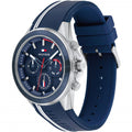 Buy Tommy Hilfiger Mens Quartz Blue Silicone Strap Blue Dial 45mm Watch - 1791859 in Pakistan