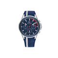 Buy Tommy Hilfiger Mens Quartz Blue Silicone Strap Blue Dial 45mm Watch - 1791859 in Pakistan