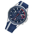 Buy Tommy Hilfiger Mens Quartz Blue Silicone Strap Blue Dial 45mm Watch - 1791859 in Pakistan