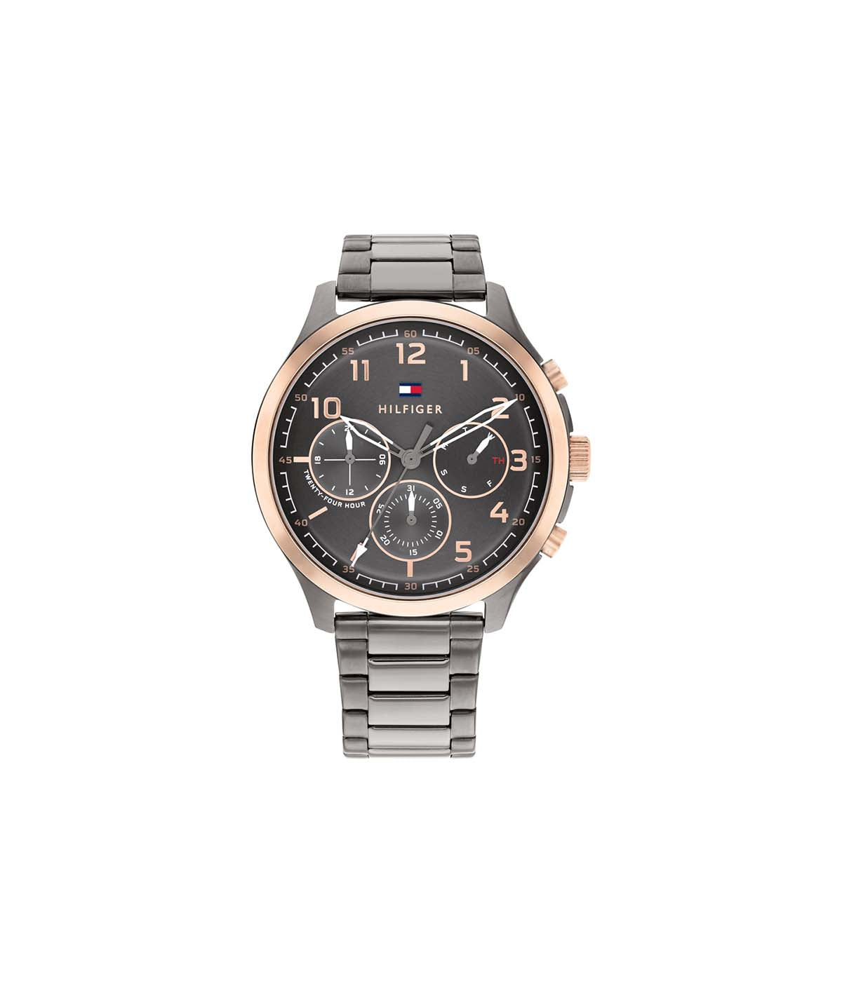 Buy Tommy Hilfiger Mens Quartz Stainless Steel Grey Dial 45mm Watch - 1791871 in Pakistan
