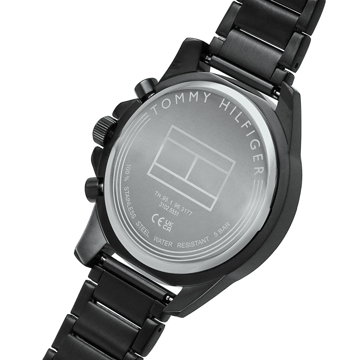 Buy Tommy Hilfiger Mens Quartz Black Stainless Steel Black Dial 44mm Watch - 1791935 in Pakistan