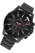 Buy Tommy Hilfiger Mens Quartz Black Stainless Steel Black Dial 44mm Watch - 1791935 in Pakistan