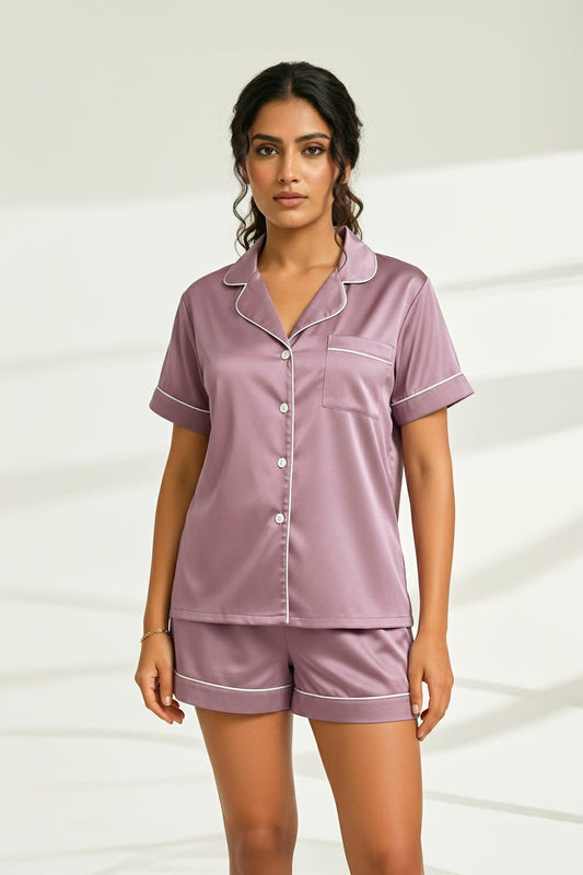 Buy Summer Chill Set With Scrunchie - Lilac in Pakistan