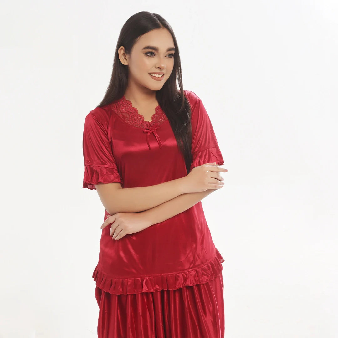 Buy Sajiero Patiala Silk Pajama Suit in Pakistan