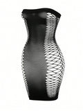 Buy SHEIN 1PC Women Sexy Lingerie Cover Up Without Bikini Sexy Fishnet Hollow Out Bodycon Dress For Music Festival Valentine's Day See Through Beachwear Summer Women's Swimwear Swimsuit in Pakistan
