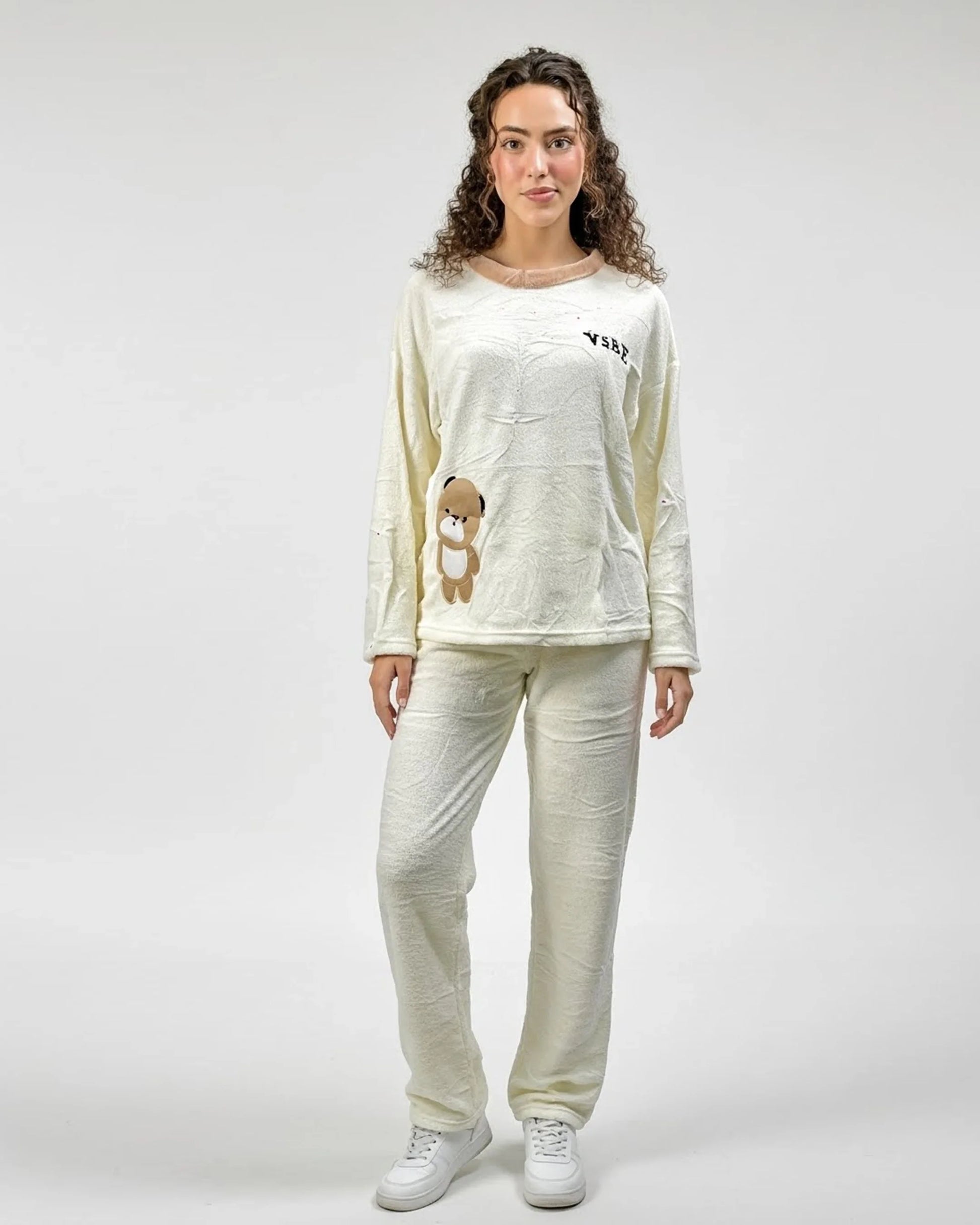 Buy Sajiero Fleece Pajama Suit - Soft Mood in Pakistan
