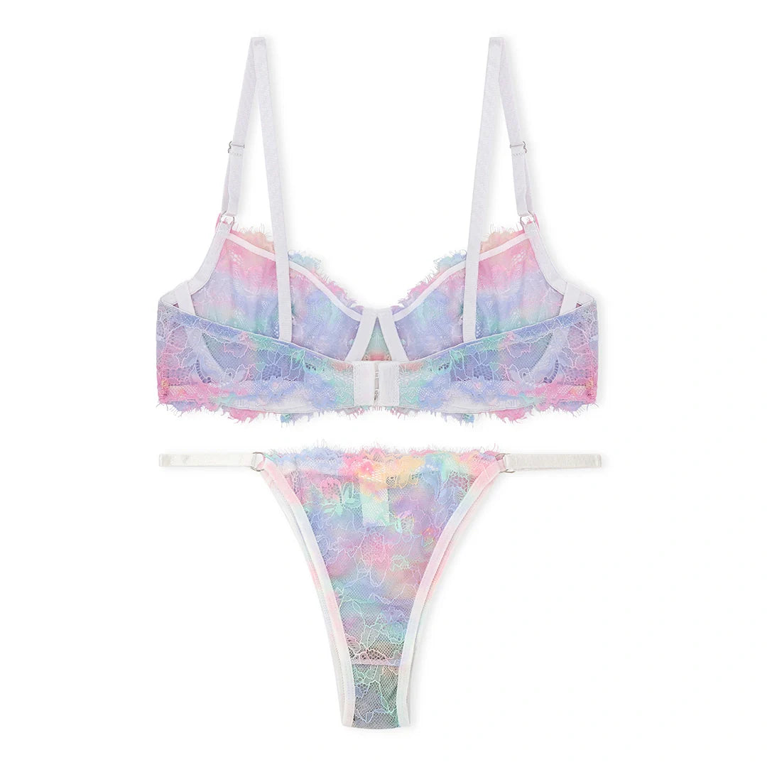 Buy Super Colored Non Padded Bra and Panty Set in Pakistan