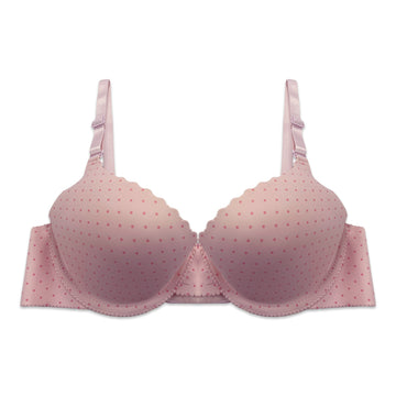 Buy Padded Bra - Pink Dot in Pakistan