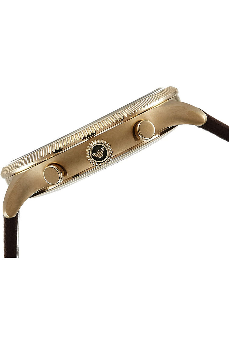 Buy Emporio Armani Classic Chronograph Brown Dial Brown Leather Strap Watch for Men - AR1793 in Pakistan