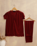 Buy Sajiero Silk Pajama Suit - Dream Nest in Pakistan