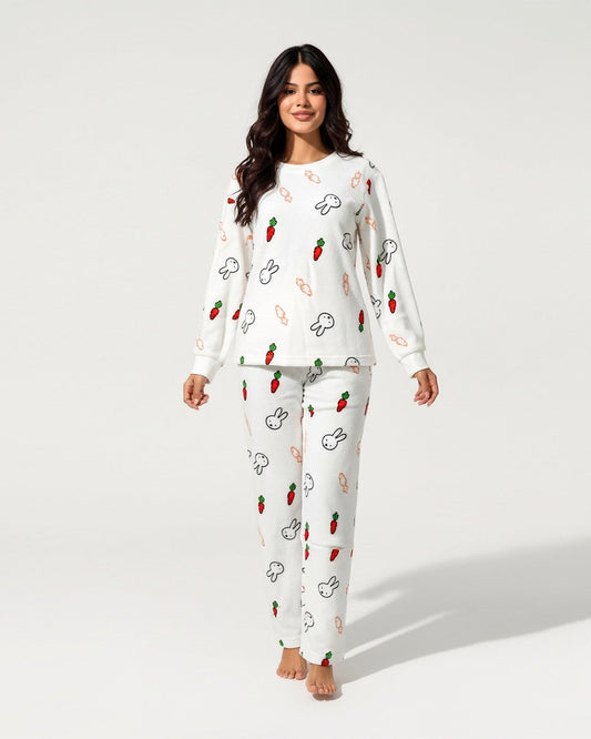 Buy Fleece Pajama Suit - Bunny Snug in Pakistan