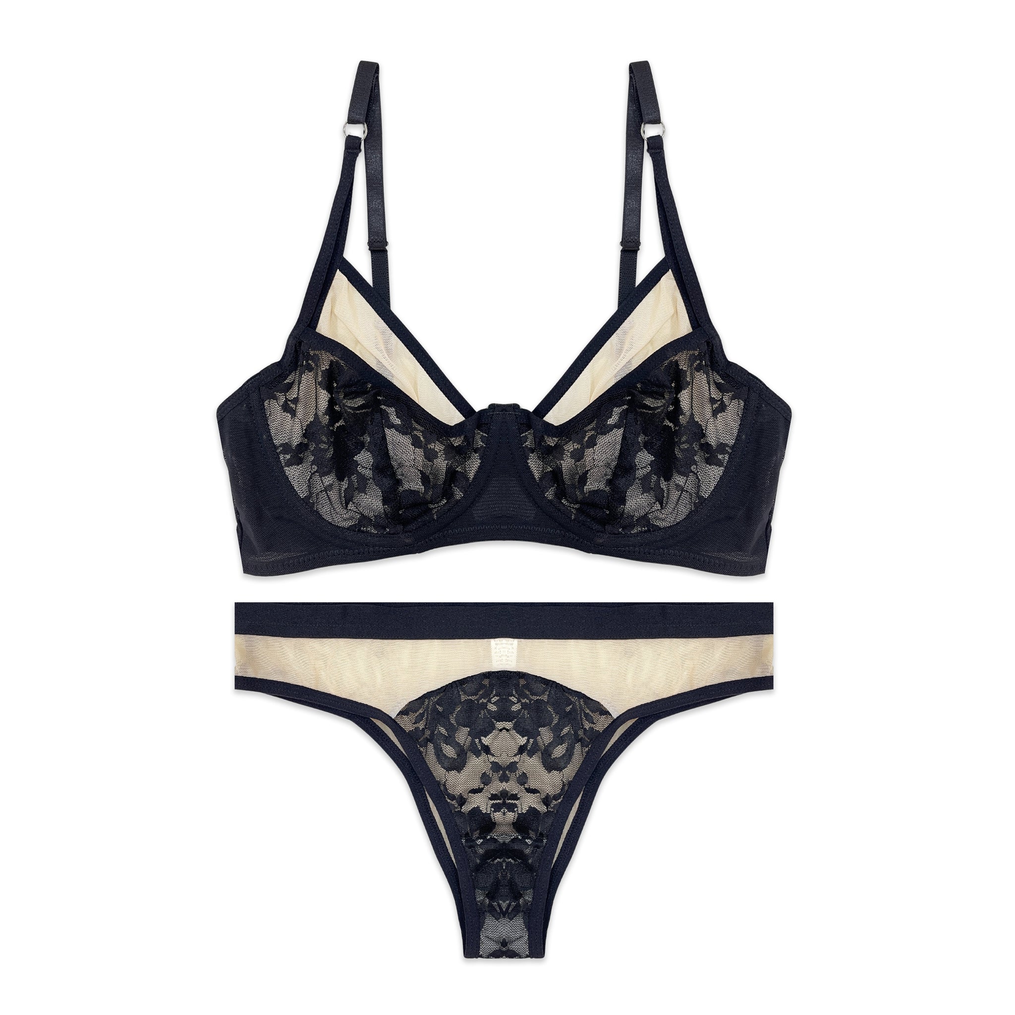 Buy Bra Set - Obsidian Veil in Pakistan