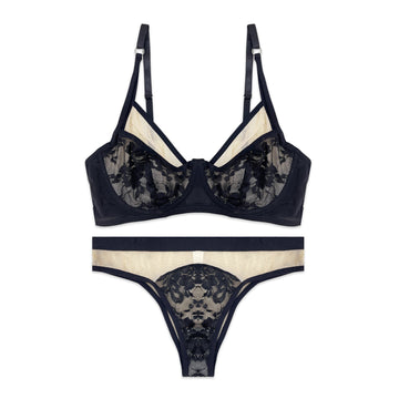 Buy Bra Set - Obsidian Veil in Pakistan