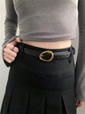 Buy SHEIN 1 Dress Ladies Design Feeling Small Asymmetrical Belt Women Retro With Skirt Thin Belt Fashionable Thin Jeans Accessories in Pakistan