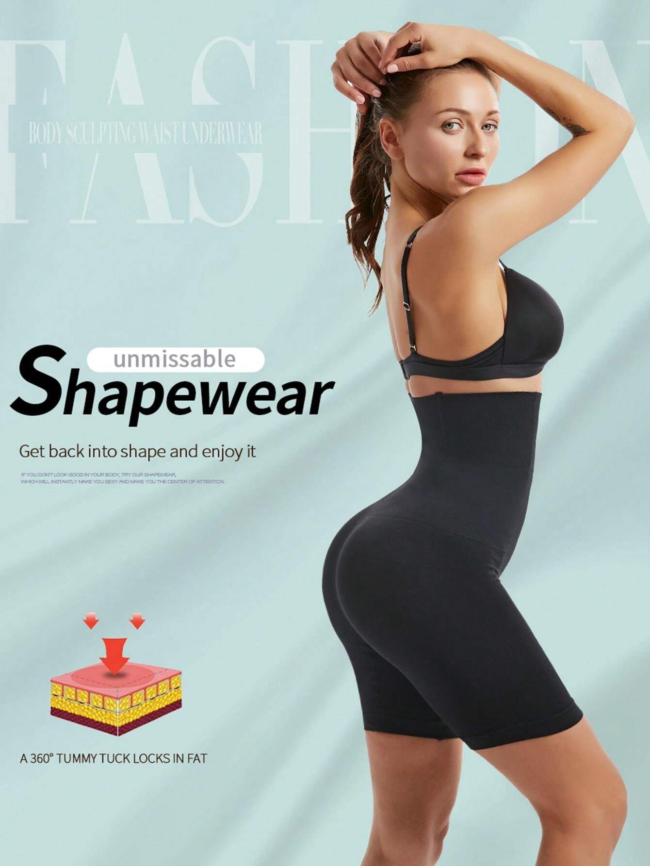Buy SHEIN 1 Pcs High Waist Trainer Body Shaper Tummy Slimming Sheath Woman Flat Belly Control Panties Hip Butt Lifter Briefs Panty Shapewear in Pakistan