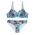 Buy Della Floral Padded Bra and Panty Set in Pakistan