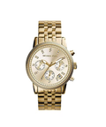 Buy Michael Kors Ritz Chronograph Gold Dial Gold Stainless Steel Strap Ladies Watch - Mk5676 in Pakistan