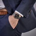 Buy Hugo Boss Mens Chronograph Quartz Silver Stainless Steel Black Dial 40mm Watch - 1513641 in Pakistan