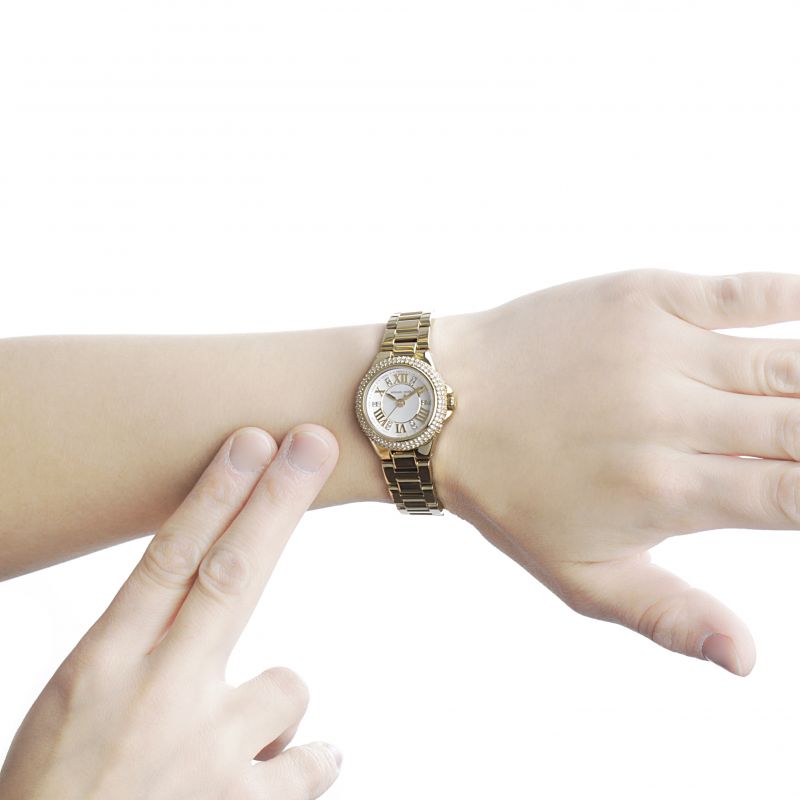 Buy Michael Kors Camille White Dial Crystal-set Gold-tone Ladies Watch - Mk3252 in Pakistan