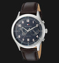 Buy Tommy Hilfiger Emerson Grey Dial Brown Leather Strap Watch for Men - 1791385 in Pakistan