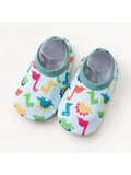 Buy 1pair Baby Girls' & Boys' Cartoon Pattern Anti-Slip Soft Sole Indoor Slipper Socks in Pakistan