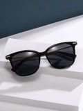 Buy SHEIN 1pair Geometric Frame Sunglasses For Outdoor Elegant Sunglasses Beach Sun Glasses in Pakistan