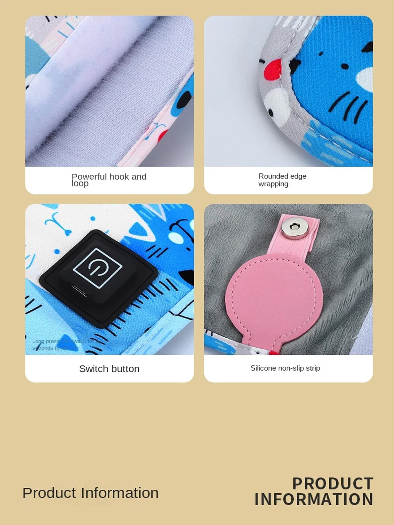 Buy SHEIN 1pc Baby 3-Gears Adjustable Cartoon Milk Bottle Insulation Cover, Thermostatic, Portable For Home & Outdoor Use in Pakistan