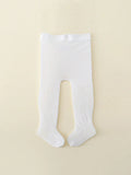 Buy SHEIN 1pc Baby Girls' White Butterfly Jacquard Fishnet Stocking, Suitable For Summer Daily Wear in Pakistan
