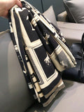 Buy SHEIN 1pc Black Horse Pattern Warm Scarf/Shawl For Women, Winter Thick Dual-Use Scarf Wrap For Office And Air-Conditioned Room Accessories Women in Pakistan