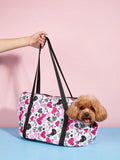Buy SHEIN 1pc Canvas Pet Carrier Backpack Dog Sling Bag Escape Proof Suitable For Small Dogs Outdoor Travel Pet Supplies in Pakistan