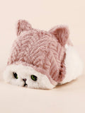 Buy SHEIN 1pc Cartoon Knitted Ear Protection Thickened Hat For Kids And Babies, Winter in Pakistan