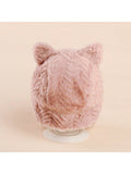 Buy SHEIN 1pc Cartoon Knitted Ear Protection Thickened Hat For Kids And Babies, Winter in Pakistan