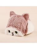Buy SHEIN 1pc Cartoon Knitted Ear Protection Thickened Hat For Kids And Babies, Winter in Pakistan