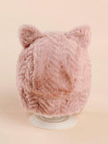 Buy SHEIN 1pc Cartoon Knitted Ear Protection Thickened Hat For Kids And Babies, Winter in Pakistan