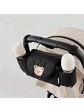 Buy SHEIN 1pc Cute Cartoon Bear Multipurpose Child Stroller Hanging Storage Bag, Convenient For Daily Use in Pakistan