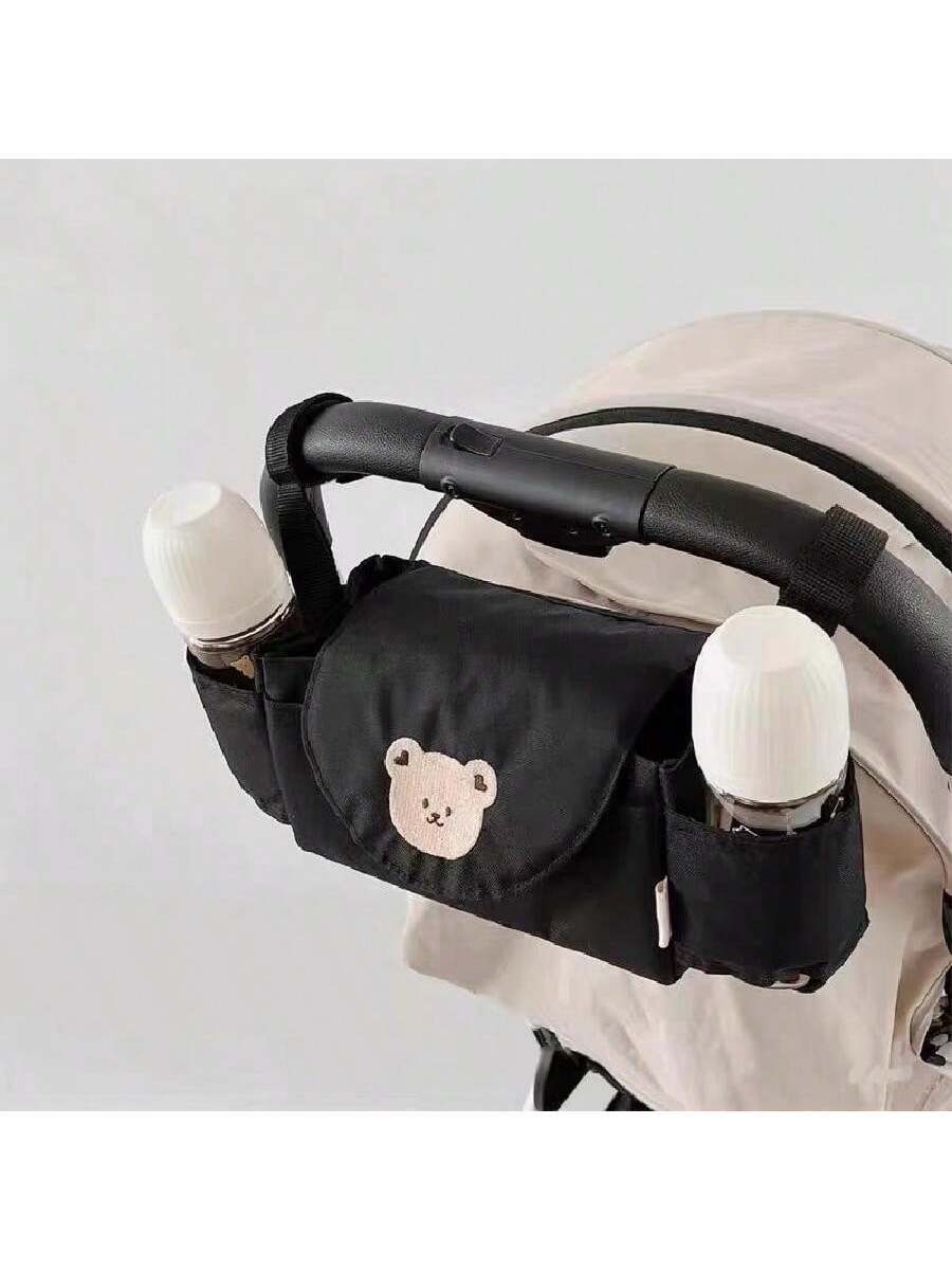 Buy SHEIN 1pc Cute Cartoon Bear Multipurpose Child Stroller Hanging Storage Bag, Convenient For Daily Use in Pakistan
