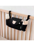 Buy SHEIN 1pc Cute Cartoon Bear Multipurpose Child Stroller Hanging Storage Bag, Convenient For Daily Use in Pakistan