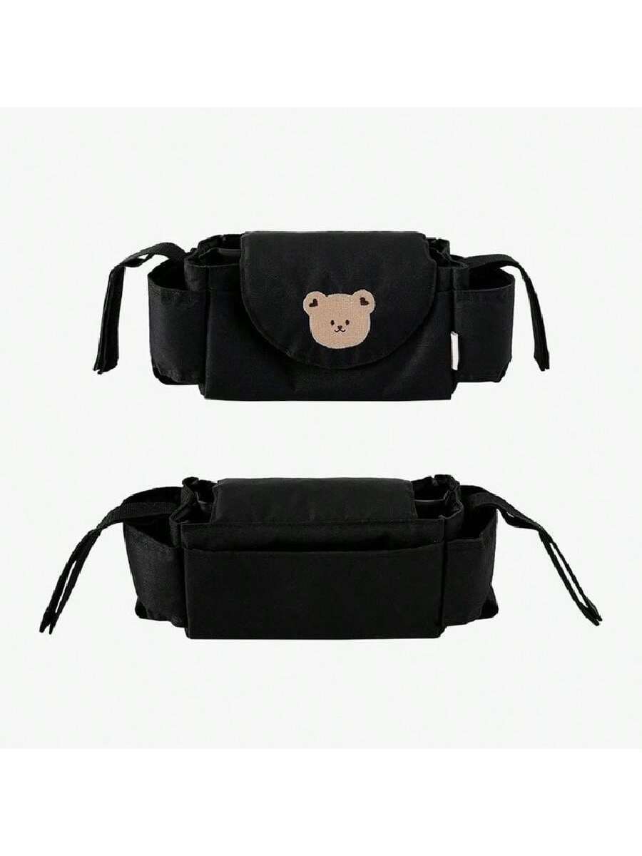 Buy SHEIN 1pc Cute Cartoon Bear Multipurpose Child Stroller Hanging Storage Bag, Convenient For Daily Use in Pakistan