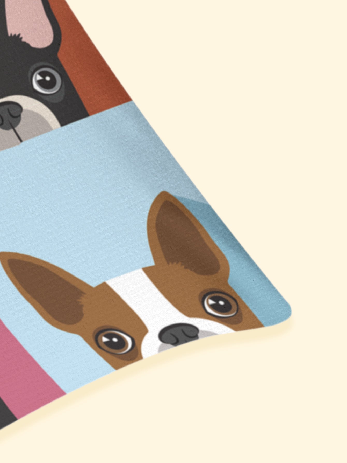 Buy SHEIN 1pc Cute Square Dog Printed Pillowcase Without Pillow Inner in Pakistan