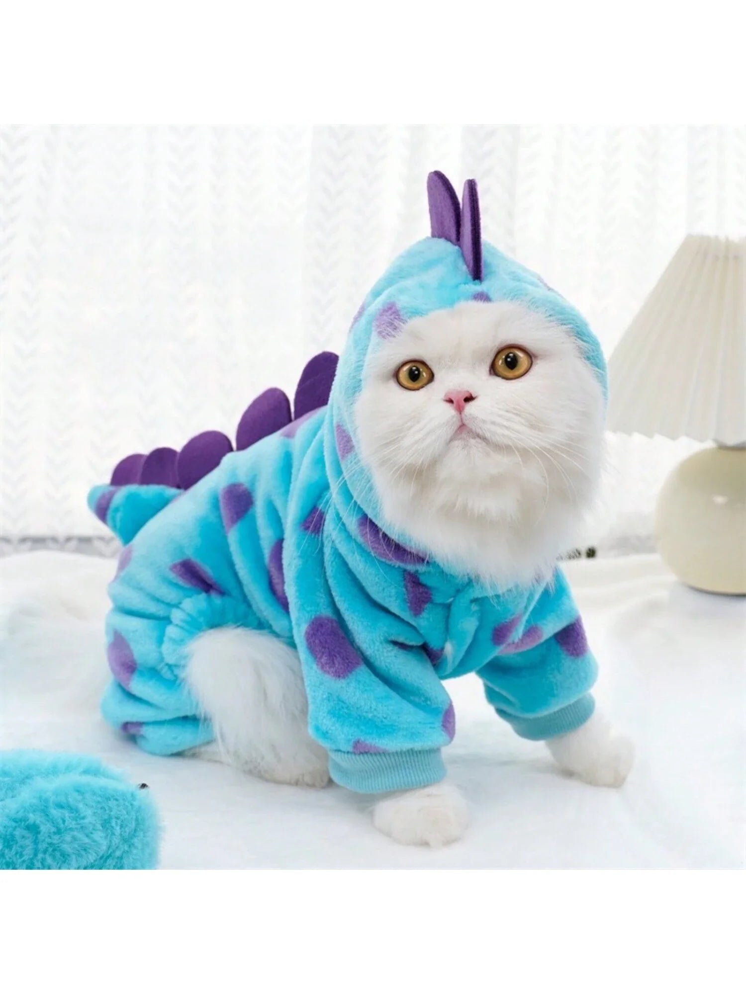 Buy SHEIN 1pc Flannel Pet Costume Thickened Four-legged Clothes For Small To Medium Sized Dogs And Cats in Pakistan