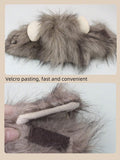 Buy SHEIN 1pc Furry Lion Mane Wig For Cats & Dogs With Ears Of Rabbit, Frog Or Bear, Funny Pet Costume Accessory in Pakistan
