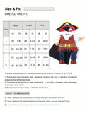 Buy SHEIN 1pc Halloween Pet Costume, Dog Pirate Cosplay Clothes in Pakistan