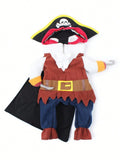 Buy SHEIN 1pc Halloween Pet Costume, Dog Pirate Cosplay Clothes in Pakistan