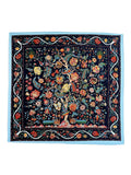 Buy SHEIN 1pc Ladies' Imitation Silk Floral Printed Diagonal Striped Fashion Scarf For Daily Decoration in Pakistan