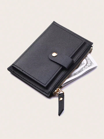 Buy SHEIN 1pc Leather Card Holder Coin Purse in Pakistan