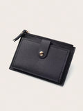 Buy SHEIN 1pc Leather Card Holder Coin Purse in Pakistan