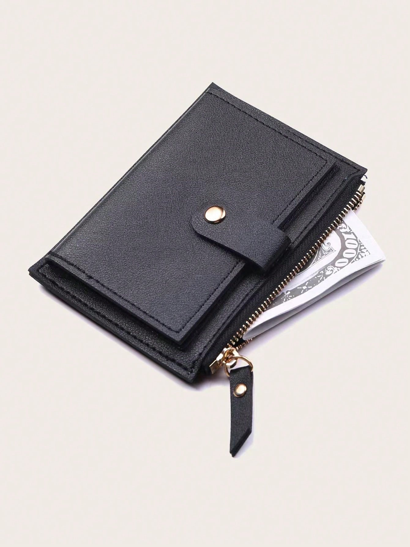 Buy SHEIN 1pc Leather Card Holder Coin Purse in Pakistan